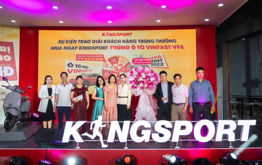 SỰ KIỆN TRAO GIẢI ĐỢT 1 “MUA NGAY KINGSPORT TRÚNG Ô TÔ VINFAST VF8”