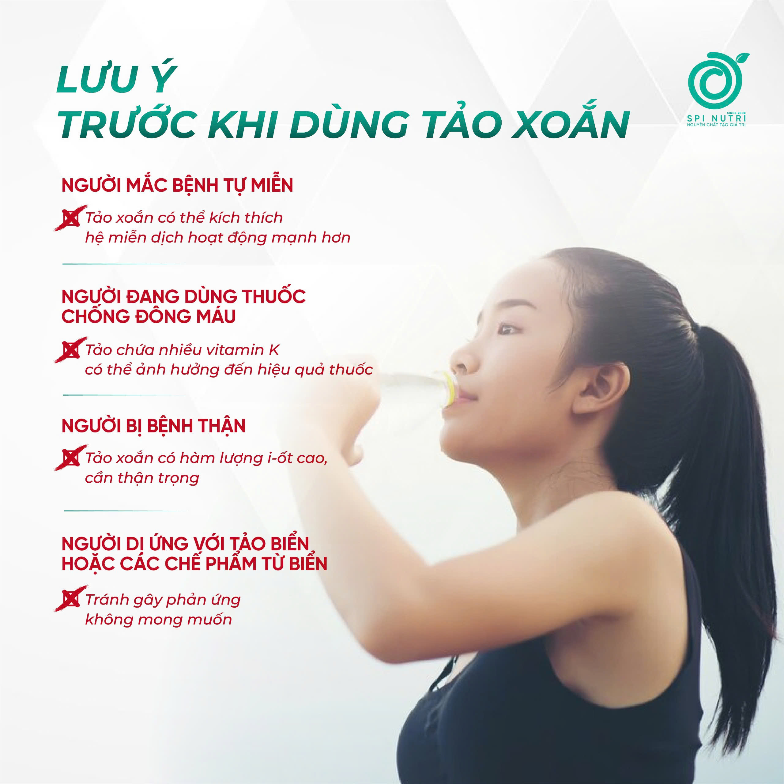 Tảo Xoắn Chống Chỉ Định Với Những Trường Hợp Nào? – Cần Biết Trước Khi Dùng