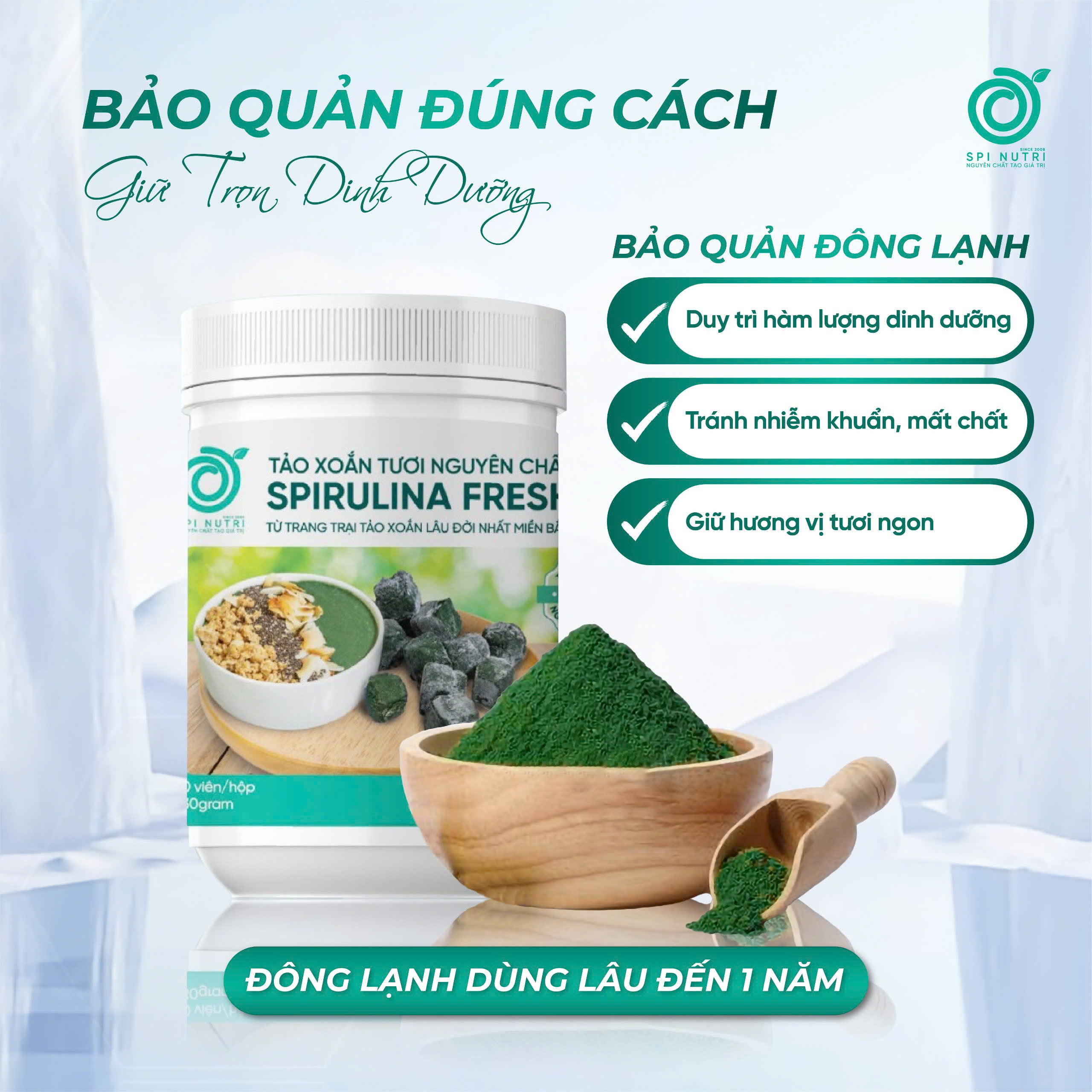 Tầm Quan Trọng Của Bảo Quản Đúng Cách Với Tảo Xoắn Tươi