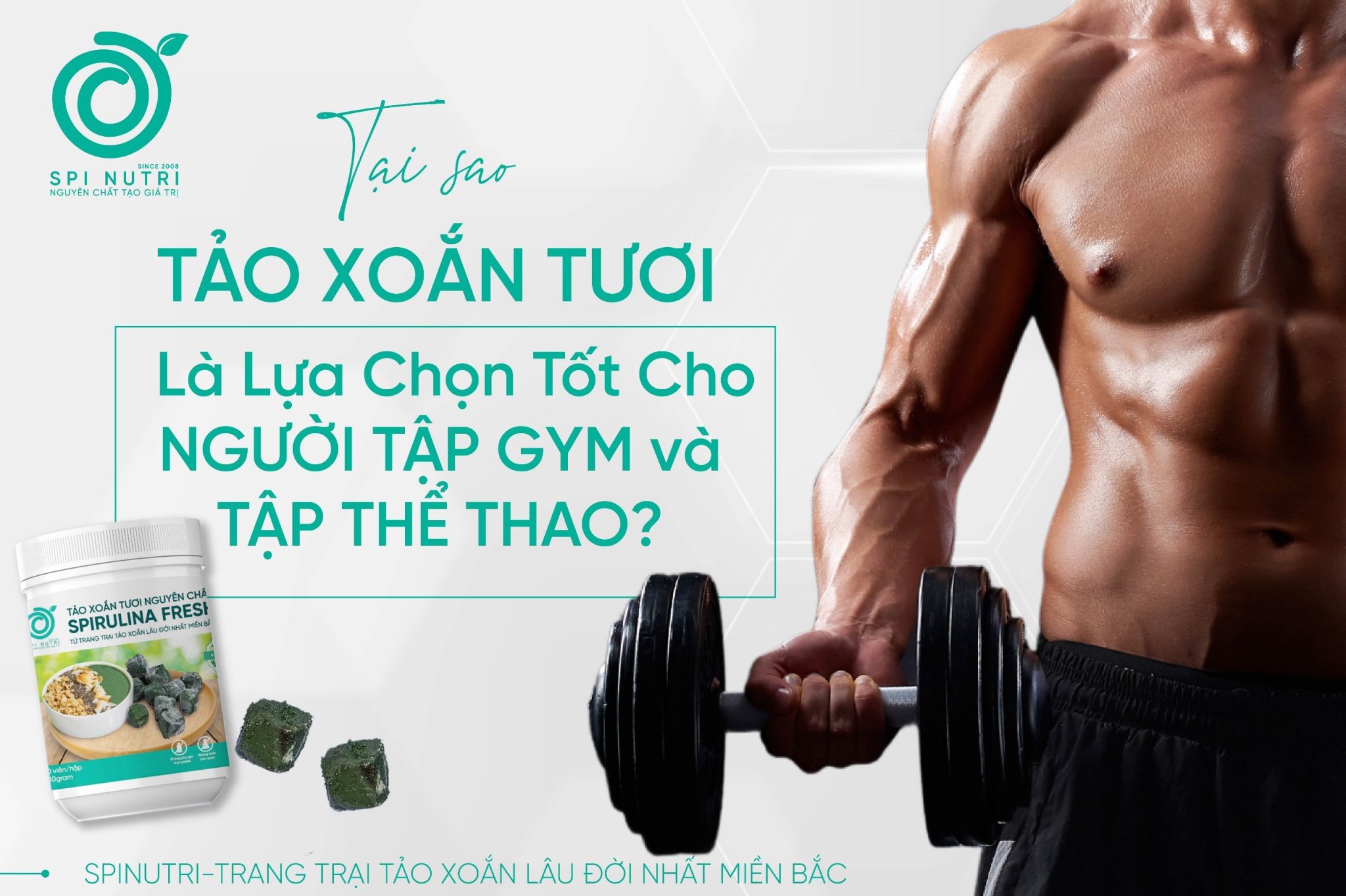 Tại Sao Tảo Xoắn Tươi Là Lựa Chọn Tốt Cho Người Tập Gym Và Tập Thể Thao?