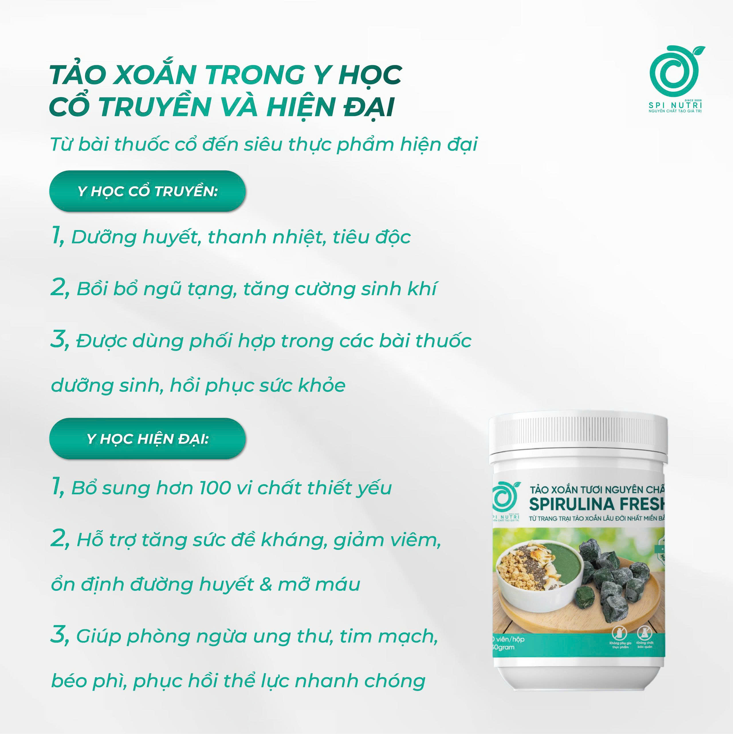 TẢO XOẮN TRONG Y HỌC CỔ TRUYỀN VÀ HIỆN ĐẠI