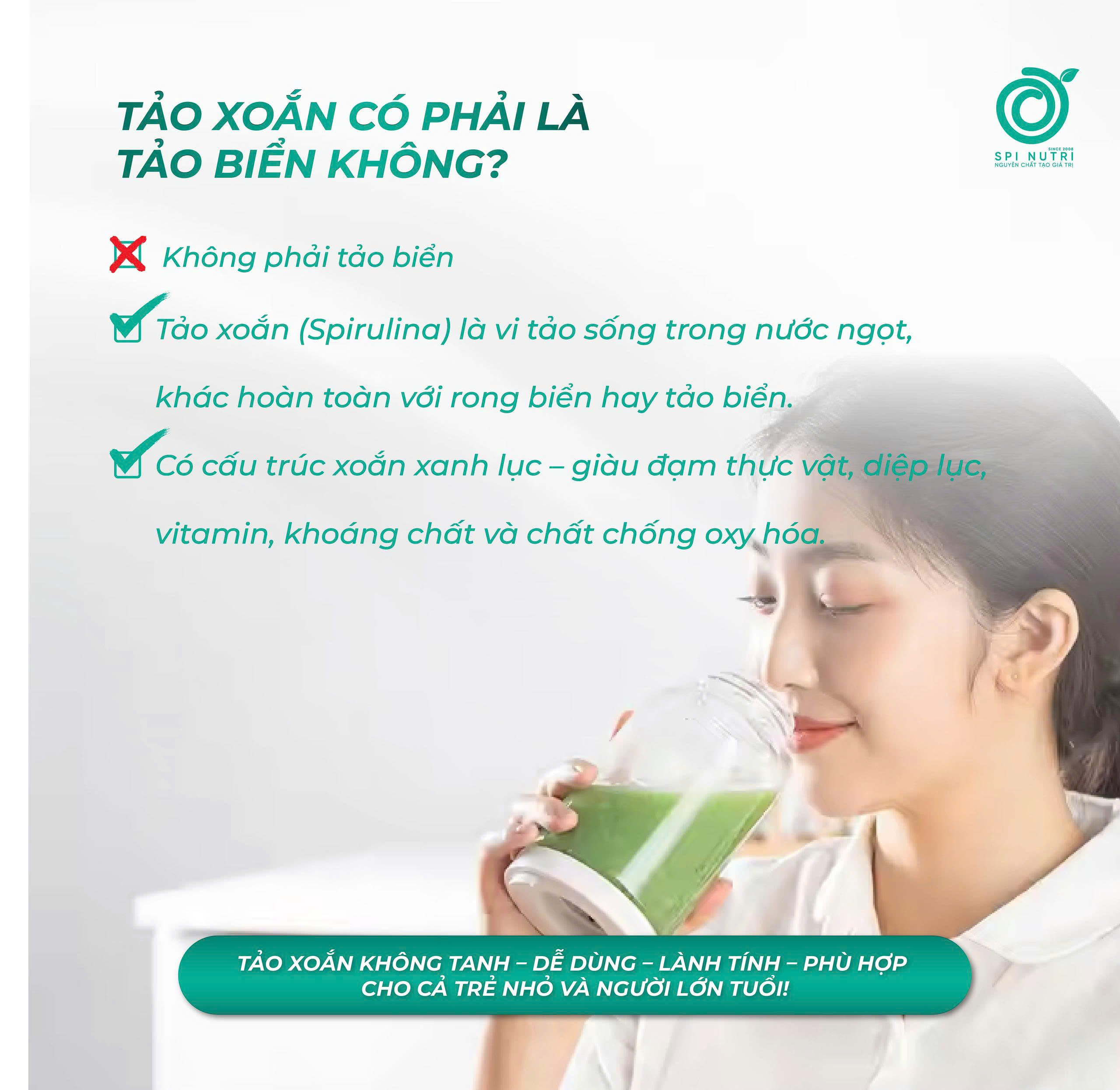 TẢO XOẮN CÓ PHẢI LÀ TẢO BIỂN KHÔNG? GIẢI MÃ SPIRULINA – SIÊU THỰC PHẨM KHÔNG PHẢI AI CŨNG HIỂU RÕ