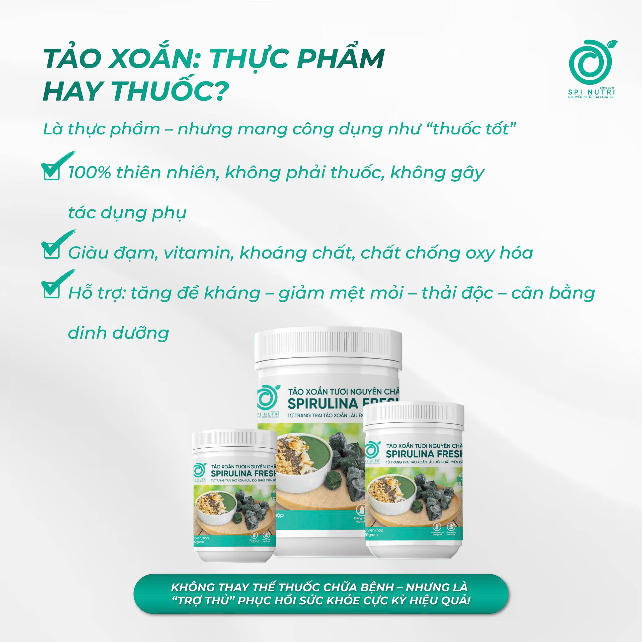 TẢO XOẮN: THỰC PHẨM HAY THUỐC?