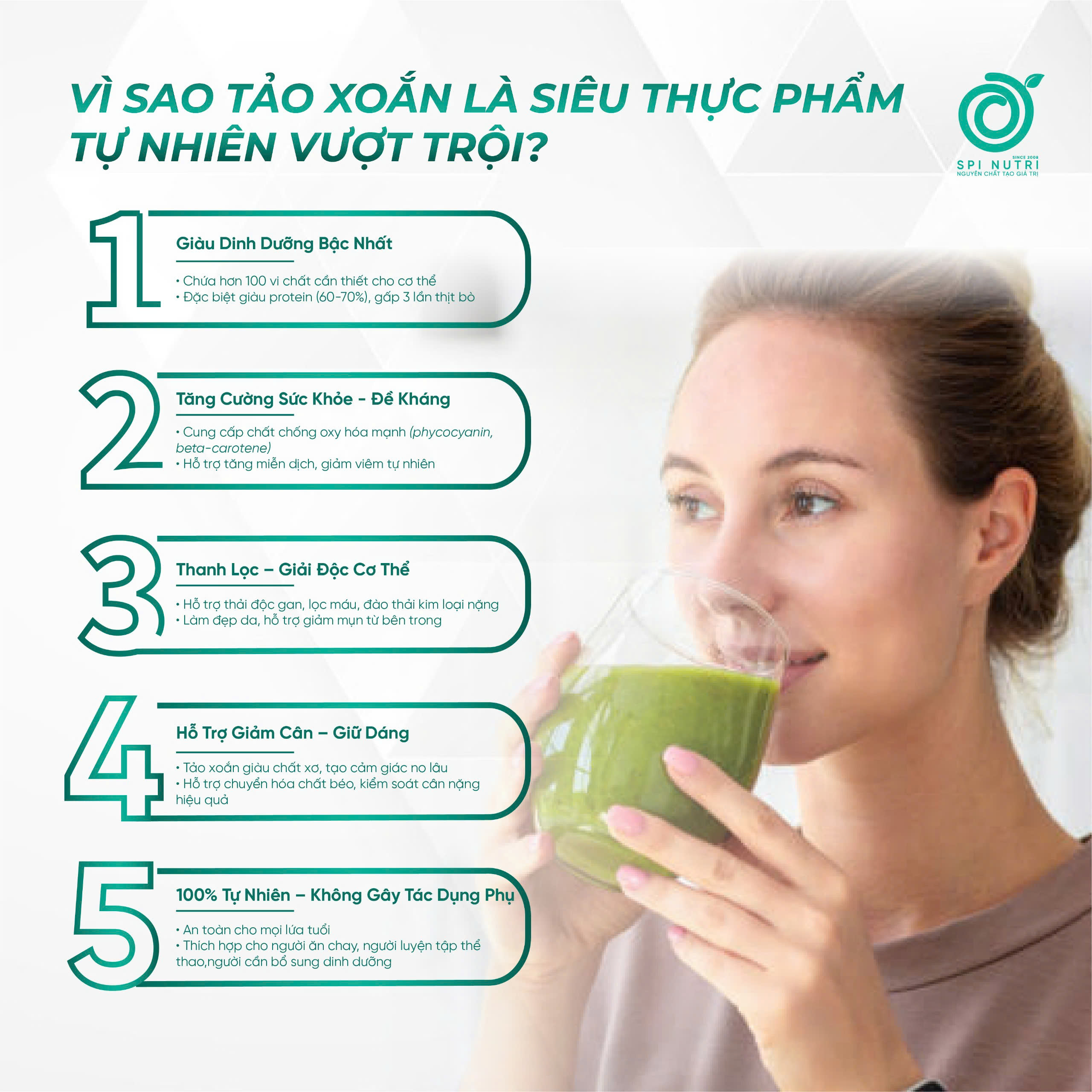 Vì Sao Tảo Xoắn Là Siêu Thực Phẩm Tự Nhiên Vượt Trội?