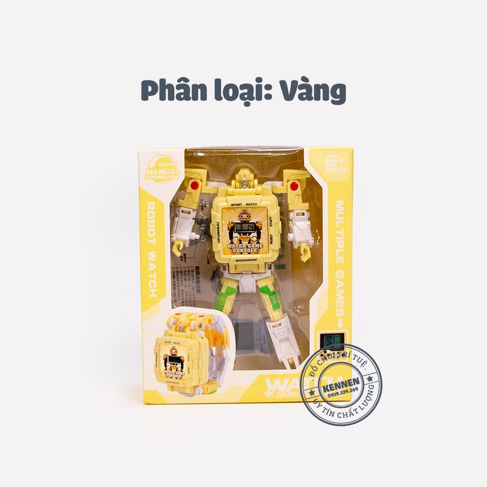 Đồ chơi đồng hồ robot biến hình loại to