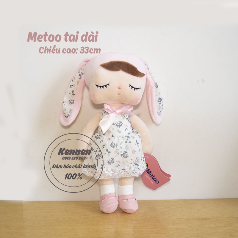 Thỏ metoo bông gối ôm cho bé 30cm
