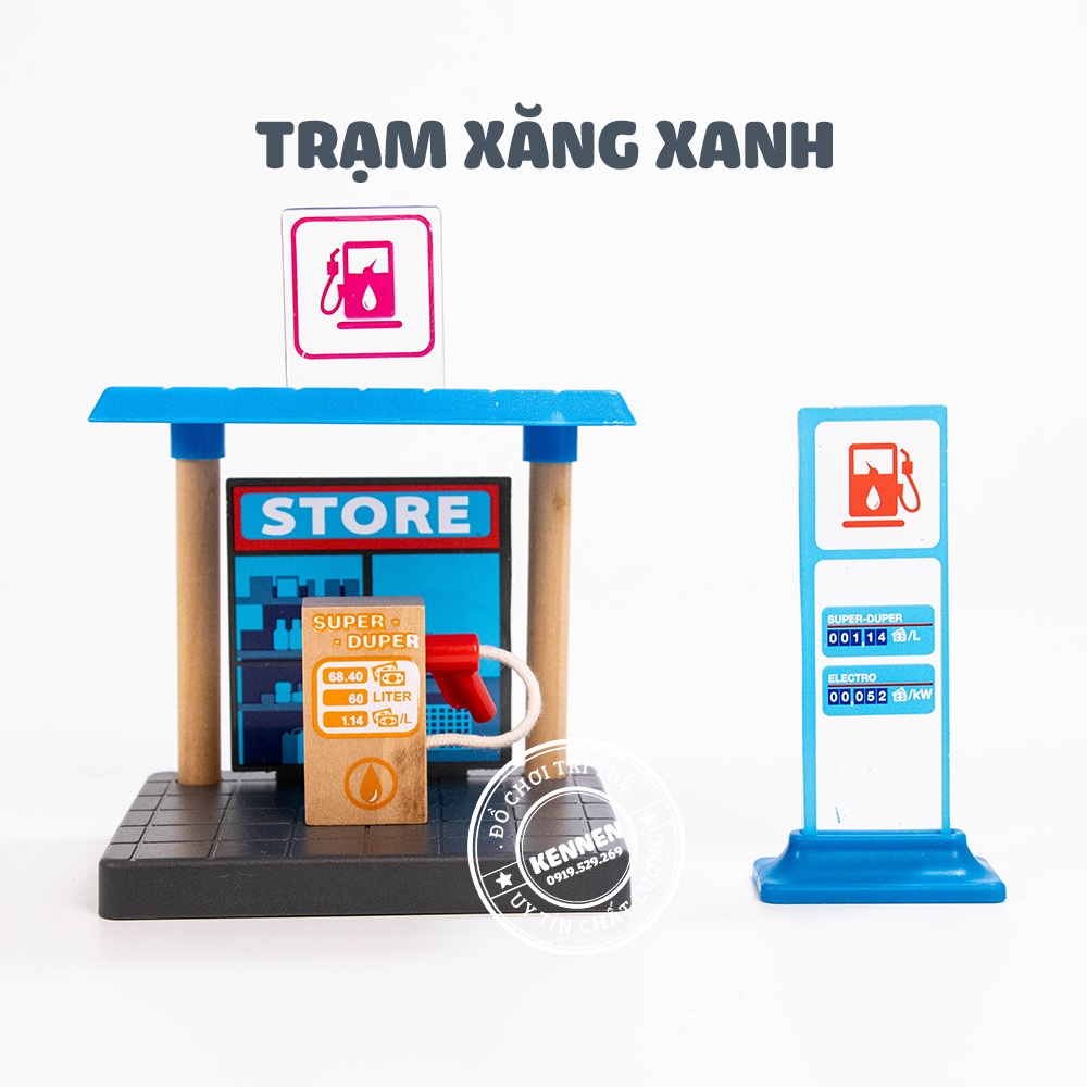 [Mở rộng] Đồ chơi mô hình xe lửa Thomas chi tiết NHÀ GA CAO CẤP