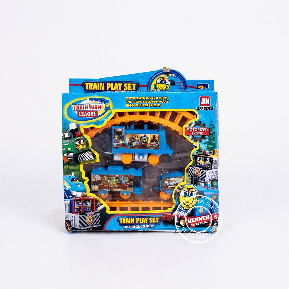 Đồ chơi đường ray tàu hỏa Thomas and friend 3 toa hàng đẹp (ảnh thật)