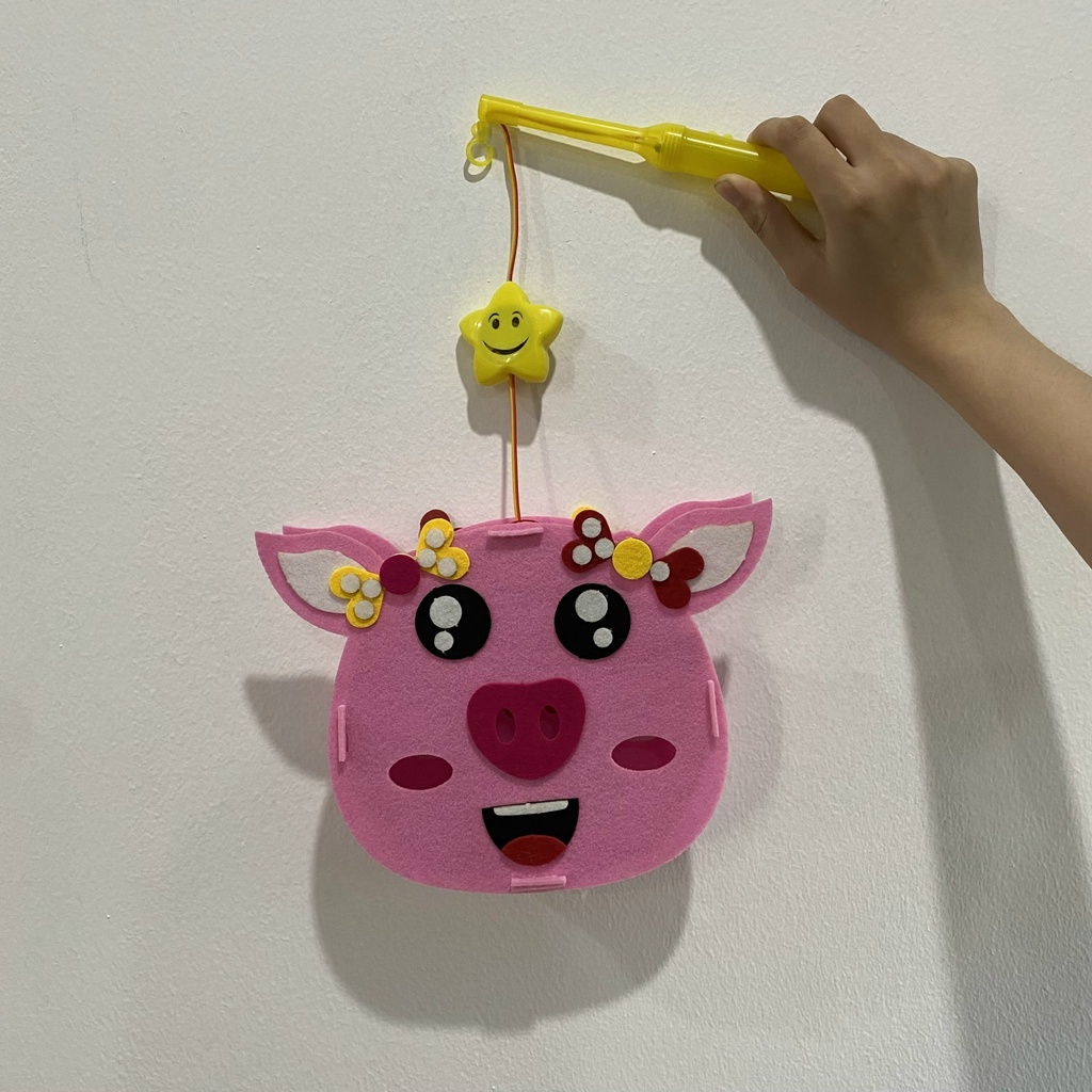 Đèn trung thu cho bé kèm đèn nhạc bé tự làm DIY