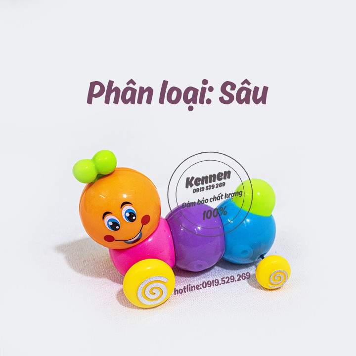 Xe bánh đà, xe vặn cót nhiều màu an toàn cho bé