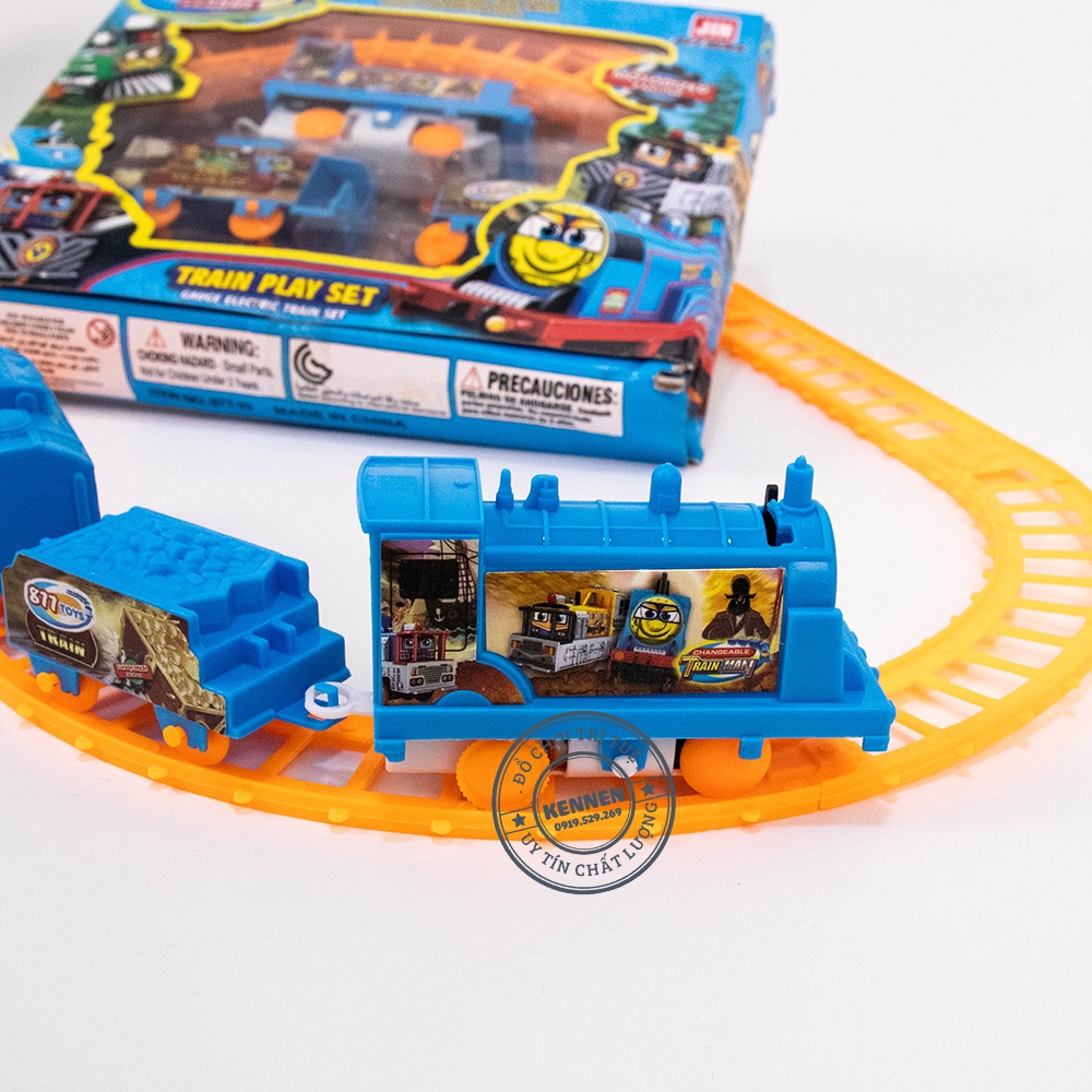 Đồ chơi đường ray tàu hỏa Thomas and friend 3 toa hàng đẹp (ảnh thật)