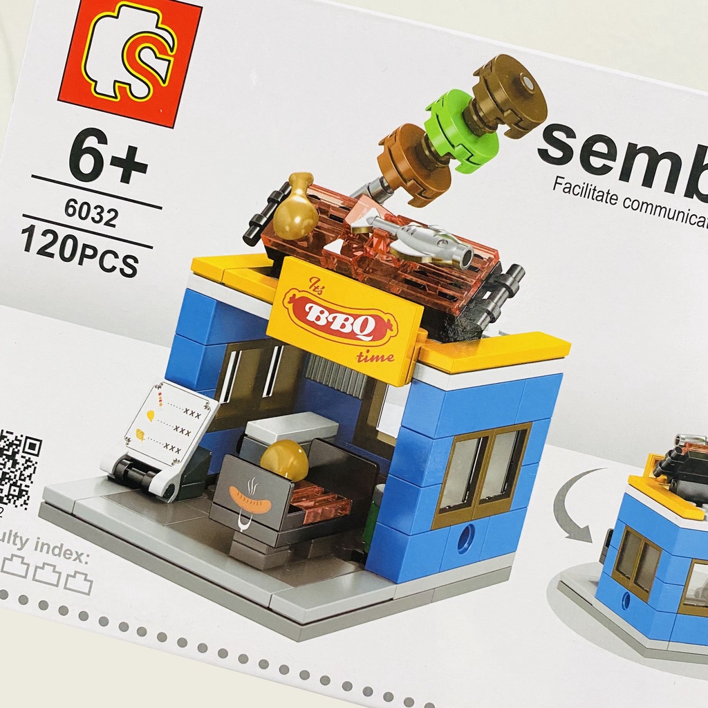 Ghép mô hình Sembo các thương hiệu nổi tiếng loại to