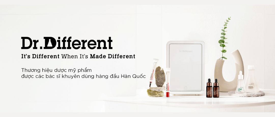 Dr.Different – Giải Pháp Khoa Học Cho Làn Da Khỏe Đẹp