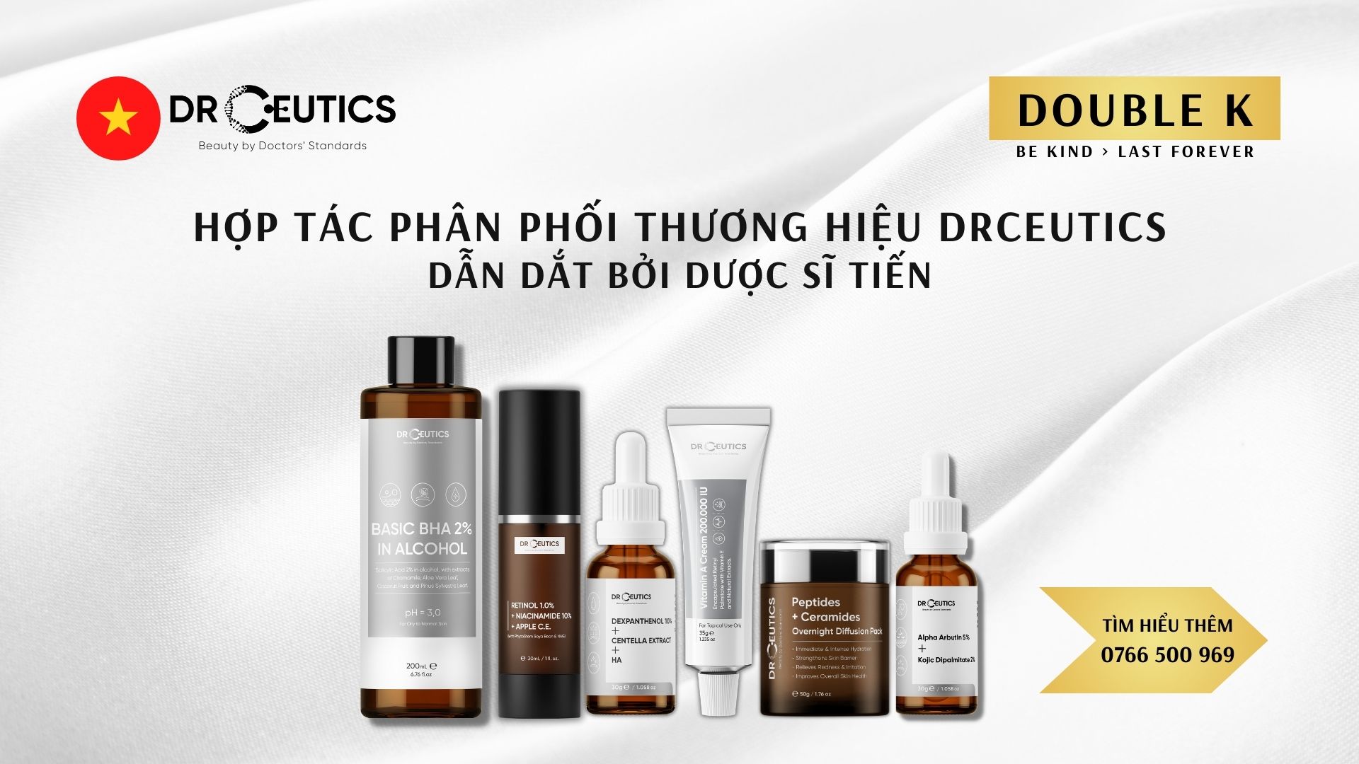 DrCeutics - Cơ hội hợp tác phân phối và phát triển trong ngành làm đẹp