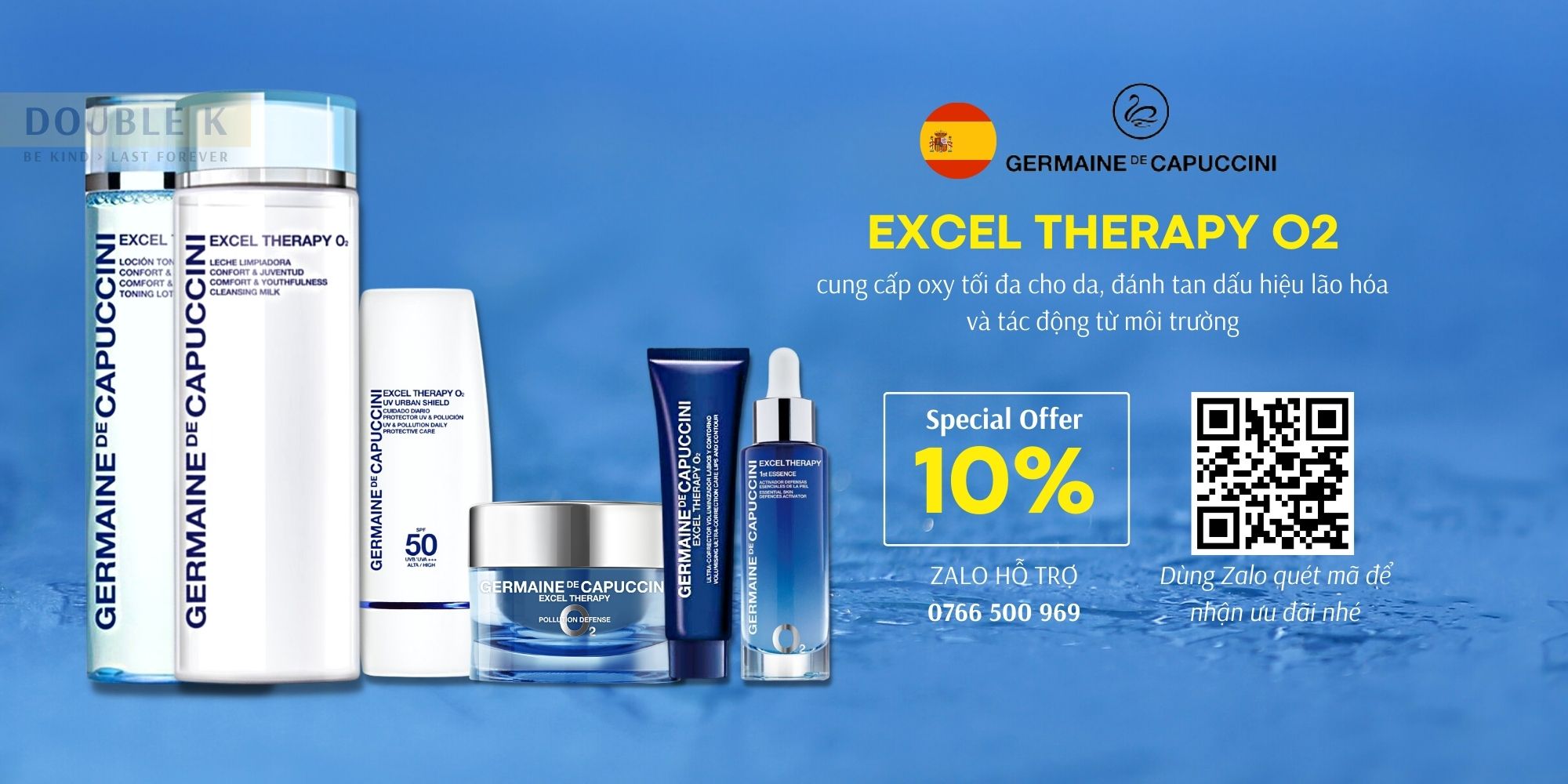 Khám phá vẻ đẹp hoàn hảo với Germaine de Capuccini Excel Therapy O2