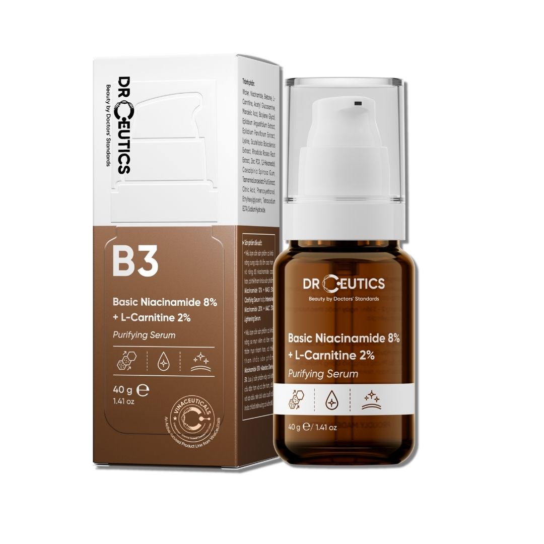 Tinh Chất Dưỡng Sáng Khỏe Da DrCeutics Basic Niacinamide 8%