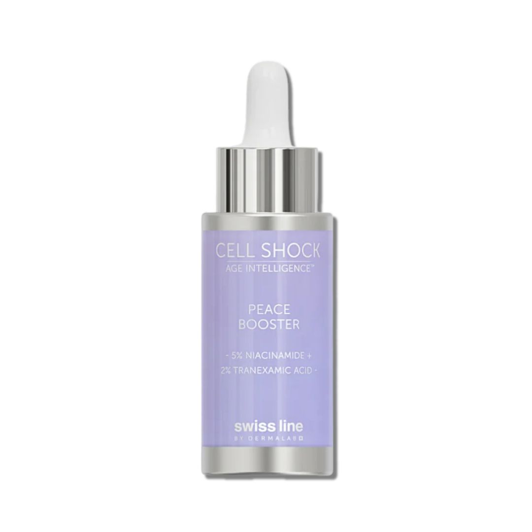 Tinh Chất Dưỡng Sáng Khỏe Da Swissline Cell Shock AI Peace Booster (5% Niacinamide + 2% Tranexamic acid)