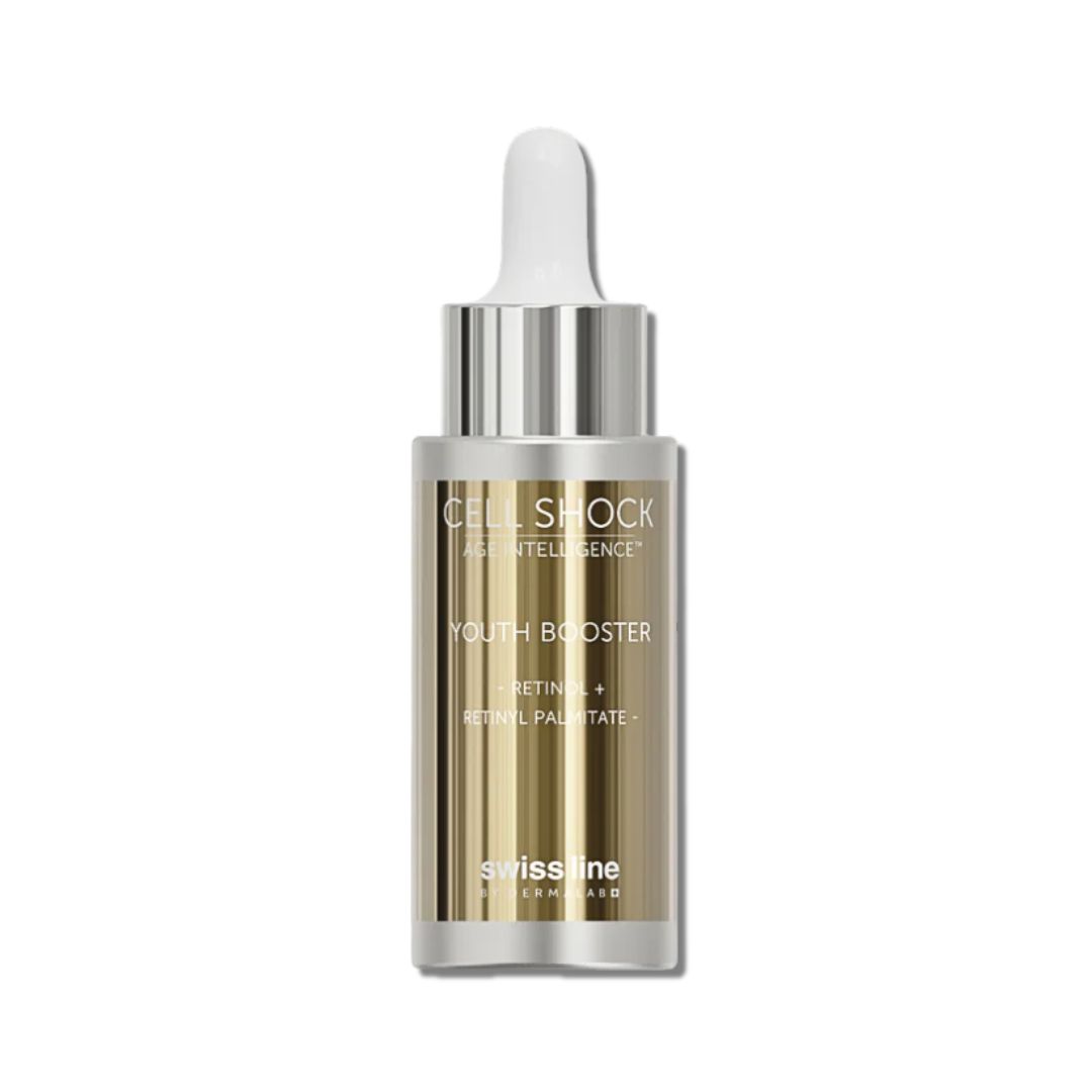 Tinh Chất Trẻ Hóa Da Swissline Cell Shock AI Youth Booster (0,4% Retinol)