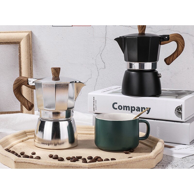 Bình Pha Cà Phê Dã Ngoại MOKA POT Blue