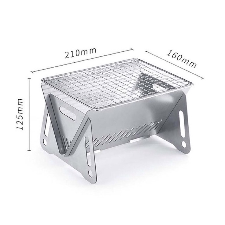 Bếp nướng BBQ mini dã ngoại gấp gọn BEP018