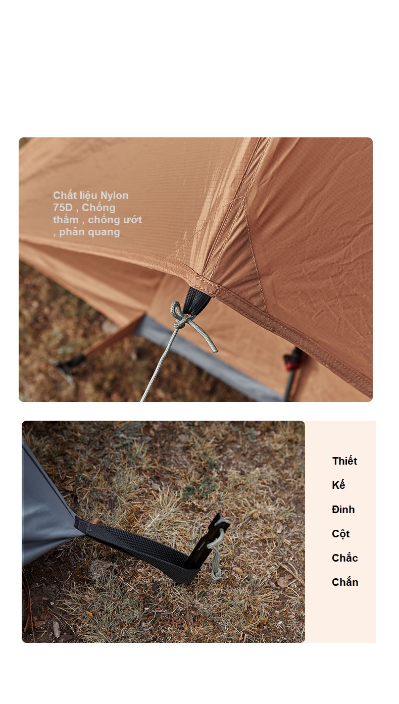 Lều dã ngoại chữ A Chính hãng Mountainhiker, Lều cắm trại hình chữ A, Lều Trekking