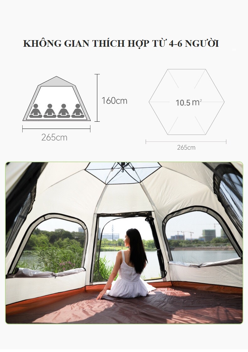 LỀU DÃ NGOẠI TỰ BUNG 6 CỬA