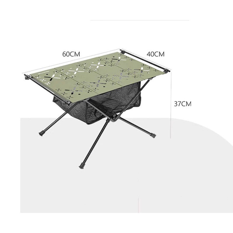 Bàn cắm trại gấp gọn siêu nhẹ hợp kim nhôm, Bàn camping gấp gọn, Bàn dã ngoại hợp kim nhôm gấp gọn