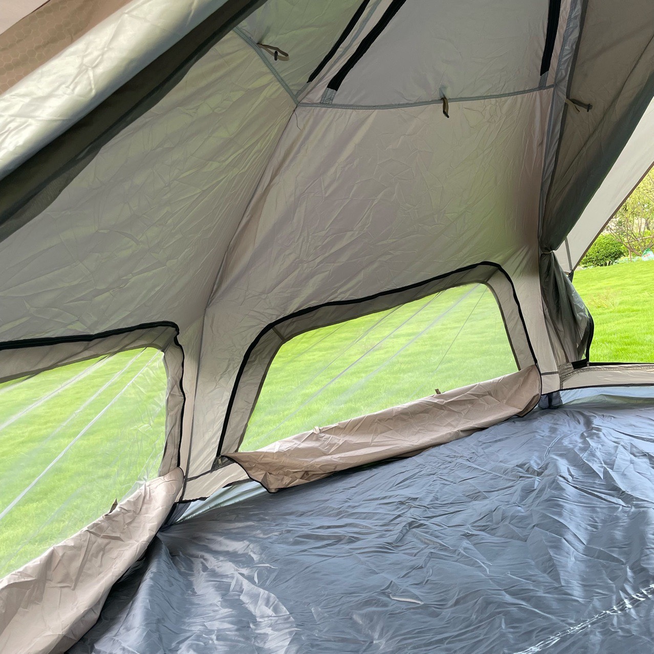 Lều Cắm Trại 4-6 người,Lều cắm trại lục giác tự bung ,Lều camping kiểu dáng lều nấm,Lều Dã Ngoại Tự Bung 4-6 người