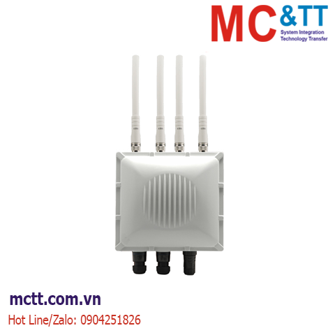 Bộ thu phát không dây công nghiệp ngoài trời Dual-band 3Onedata IAP2600-4A25-PDP12_48