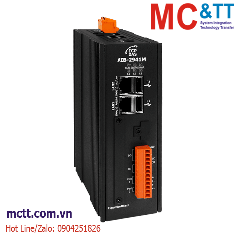 Bộ lập trình nhúng Edge AI PAC với CPU Cortex-A72 (ARM v8) ICP DAS AIB-2941M/S1 CR