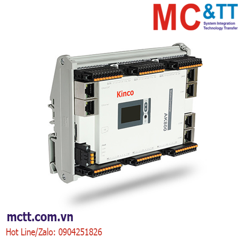 Bộ lập trình PLC Kinco AK800 (24*DI, 24*DO, 1*RS232, 2*RS485, 1*Ethernet, 1*EtherCAT, 2*CAN)
