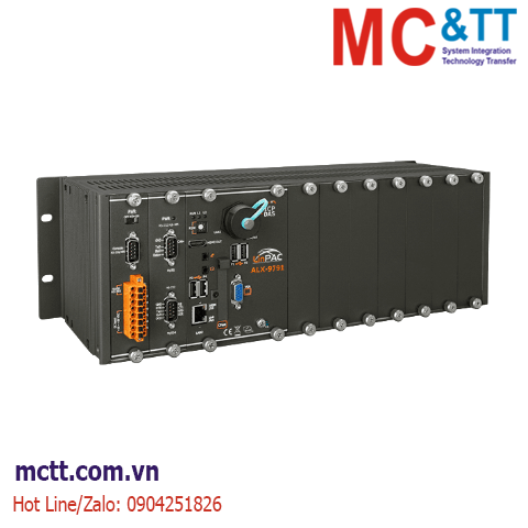 Bộ lập trình nhúng Linux PAC với CPU E3950 + 7 khe cắm module I/O ICP DAS ALX-9791 CR