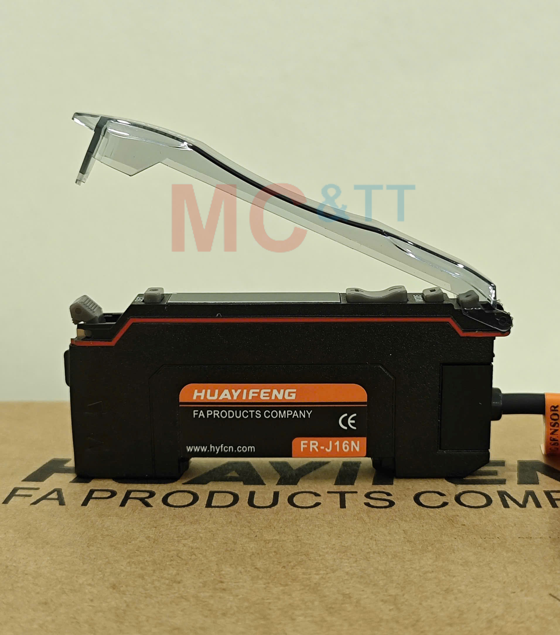 Bộ khuếch đại sợi quang hiển thị kép NPN 24VDC Huayifeng FR-J16N