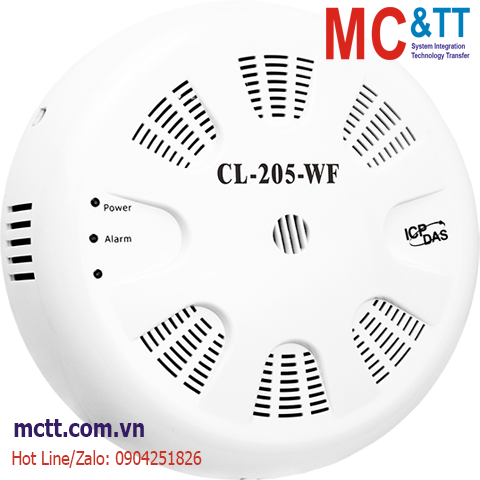 Module Data Logger đo NH3 + nhiệt độ + độ ẩm RS-485/Ethernet/Wi-Fi Modbus RTU/TCP & MQTT ICP DAS CL-205-WF CR