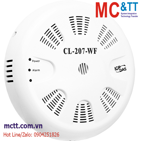 Module Data Logger đo HCHO + nhiệt độ + độ ẩm RS-485/Ethernet/Wi-Fi Modbus RTU/TCP & MQTT ICP DAS CL-207-WF CR