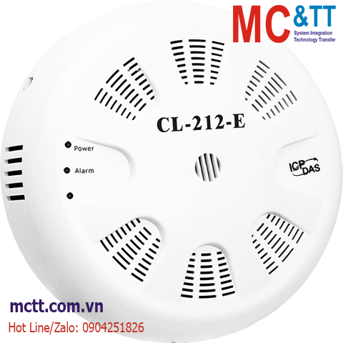Module Data Logger đo độ bụi PM2.5 + đo CO2 + nhiệt độ + độ ẩm RS-485/Ethernet Modbus RTU/TCP & MQTT ICP DAS CL-212-E CR