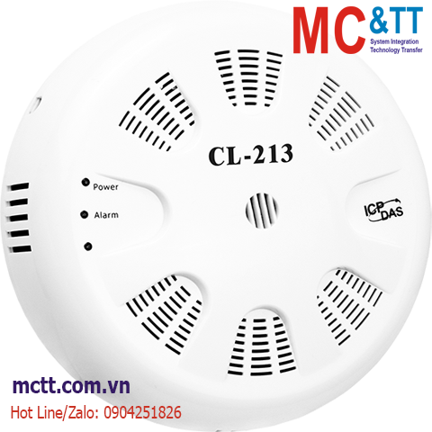 Module Data Logger đo độ bụi PM2.5 + đo CO/CO2 + nhiệt độ + độ ẩm RS-485 Modbus RTU ICP DAS CL-213 CR