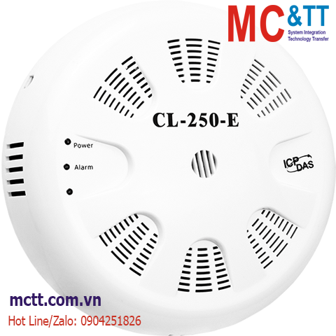 Module Data Logger đo O2 + nhiệt độ + độ ẩm RS-485/Ethernet Modbus RTU/TCP & MQTT ICP DAS CL-250-E CR