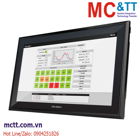 Màn hình cảm ứng HMI 15.6 inch Cimon CM-eXT2-15W-C-DF (2 COM, 2 Ethernet, Micro SD slot, Audio)