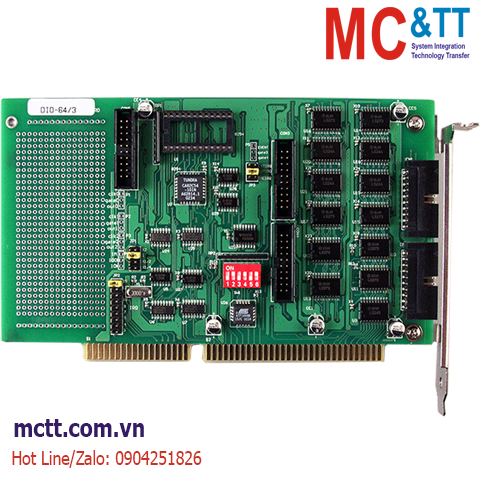 Card ISA 32 kênh vào/ra số DI/DO + 3 kênh Timer/Counter/Frequency ICP DAS DIO-64/3 CR