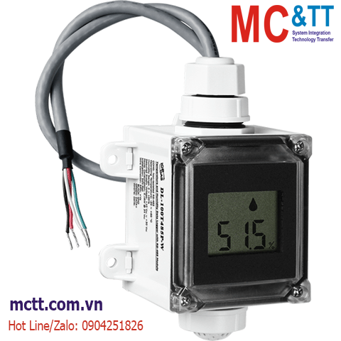 Module đo và hiển thị nhiệt độ + độ ẩm RS-485 DCON ICP DAS DL-100T485P-W CR