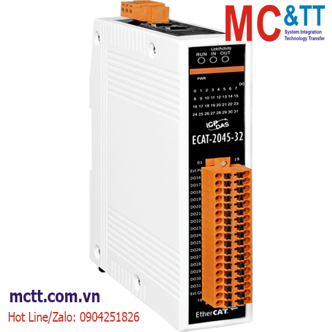 Module EtherCAT Slave 32 kênh đầu ra số DO ICP DAS ECAT-2045-32 CR