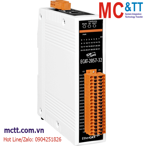 Module EtherCAT Slave 32 kênh đầu ra số DO ICP DAS ECAT-2057-32 CR