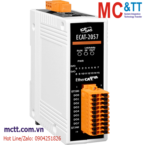 Module EtherCAT Slave 16 kênh đầu ra số DO ICP DAS ECAT-2057 CR