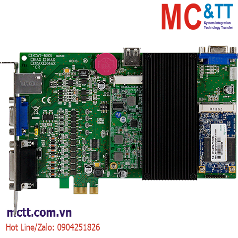 Card PCI Express EtherCAT Master 16-axis ICP DAS ECAT-M801-16AX CR