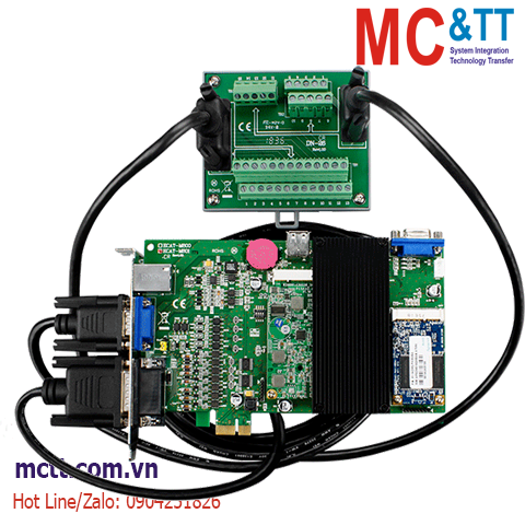 Card PCI Express EtherCAT Master 8-axis ICP DAS ECAT-M801-8AX/S CR