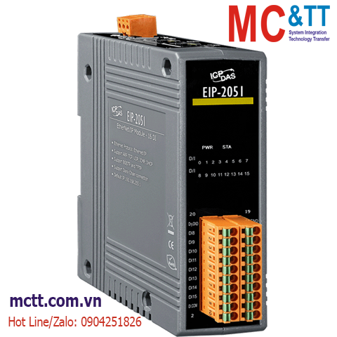 Module EtherNet/IP 16 kênh vào số DI ICP DAS EIP-2051 CR