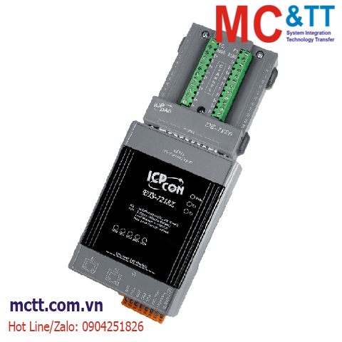Module Ethernet Web Server + Modbus TCP 10 kênh Thermocouple + 3 kênh DO ICP DAS ETS-7218Z/S CR