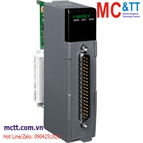 Module 8 kênh đầu ra tương tự AO ICP DAS F-8028CV CR