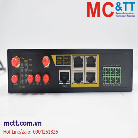 Gateway công nghiệp kết nối 4G/5G + Wifi Four-Faith F-G100